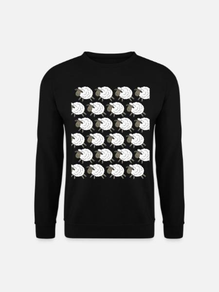 Moutons Moutons - Sweat-shirt Unisexe - noir