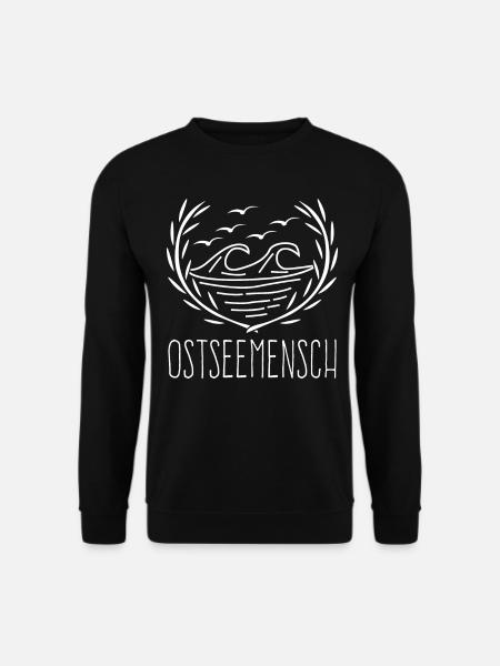 Ostsee Ostseemensch Ostseeküste - Unisex Pullover - Schwarz