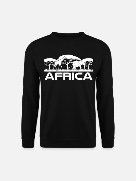 Afrique Vacances Safari Africain - Sweat-shirt Unisexe - noir