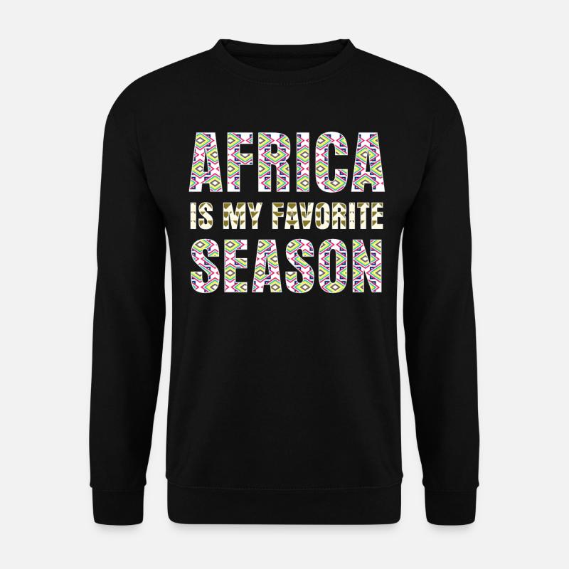 Afrika Afrikanisch - Unisex Pullover - Schwarz