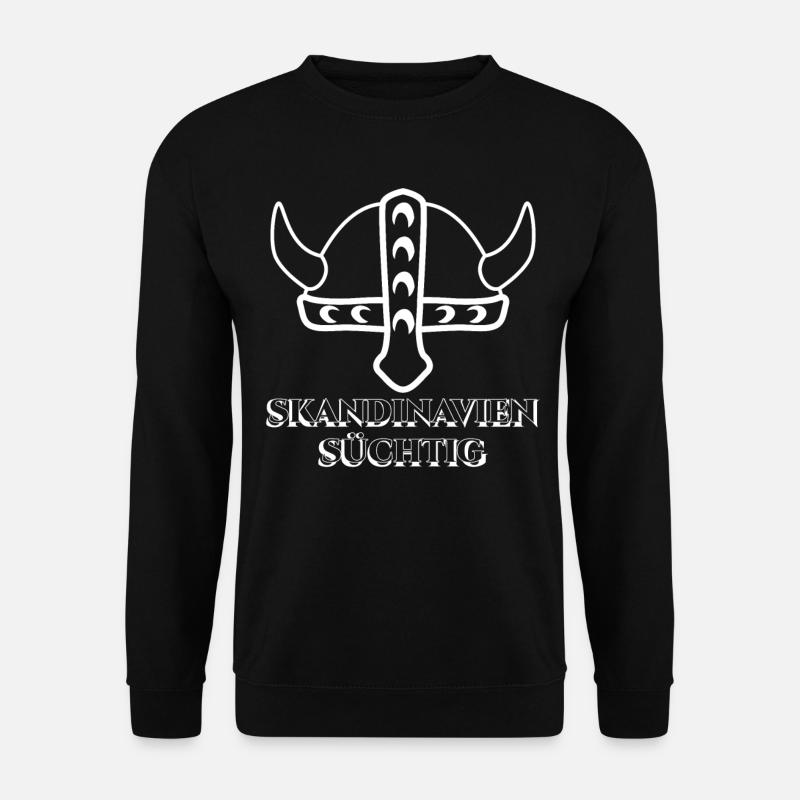 Skandinavien Wikinger - Unisex Pullover - Schwarz