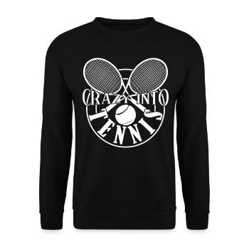 Tennis Raquettes de tennis Joueurs de tennis - Sweat-shirt Unisexe - noir - Devant - Alina (178cm) & Michal (187cm)