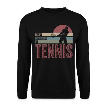 Balles de tennis Balles de tennis Joueurs de tennis - Sweat-shirt Unisexe - noir - Devant - Alina (178cm) & Michal (187cm)