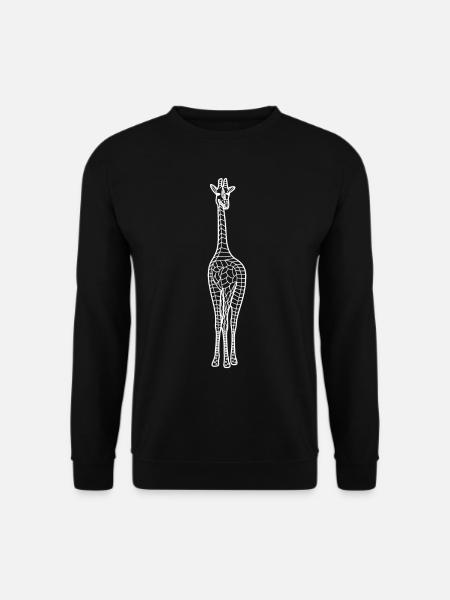 Giraffe Tribals Giraffen - Unisex Pullover - Schwarz