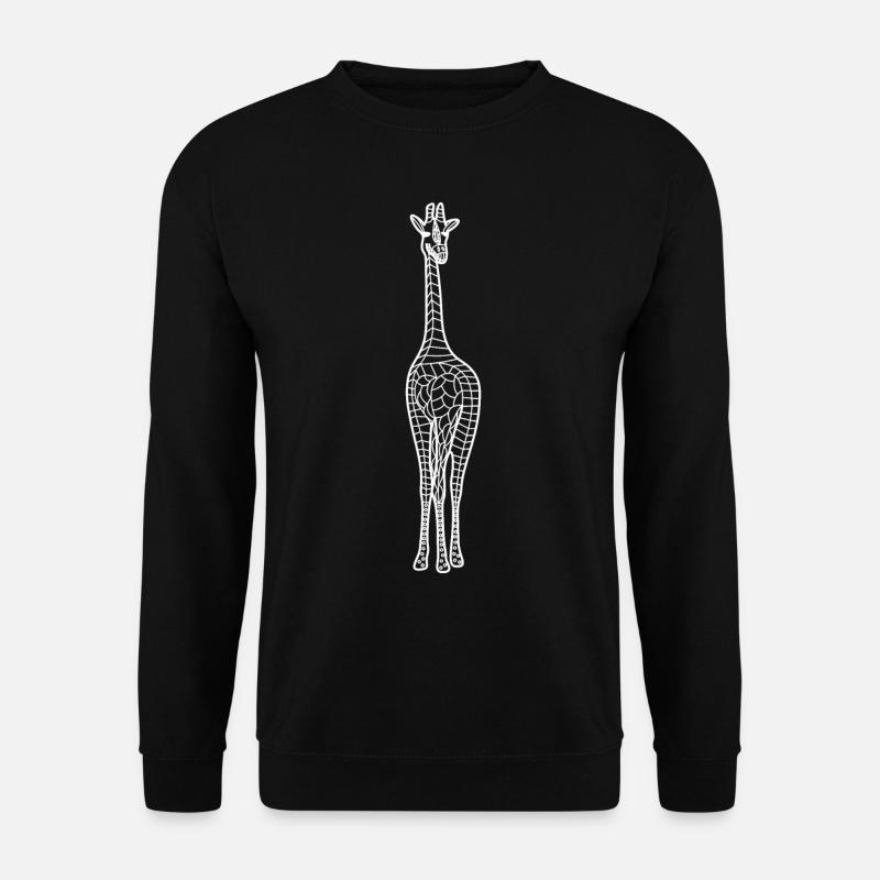Giraffe Tribals Giraffen - Unisex Pullover - Schwarz