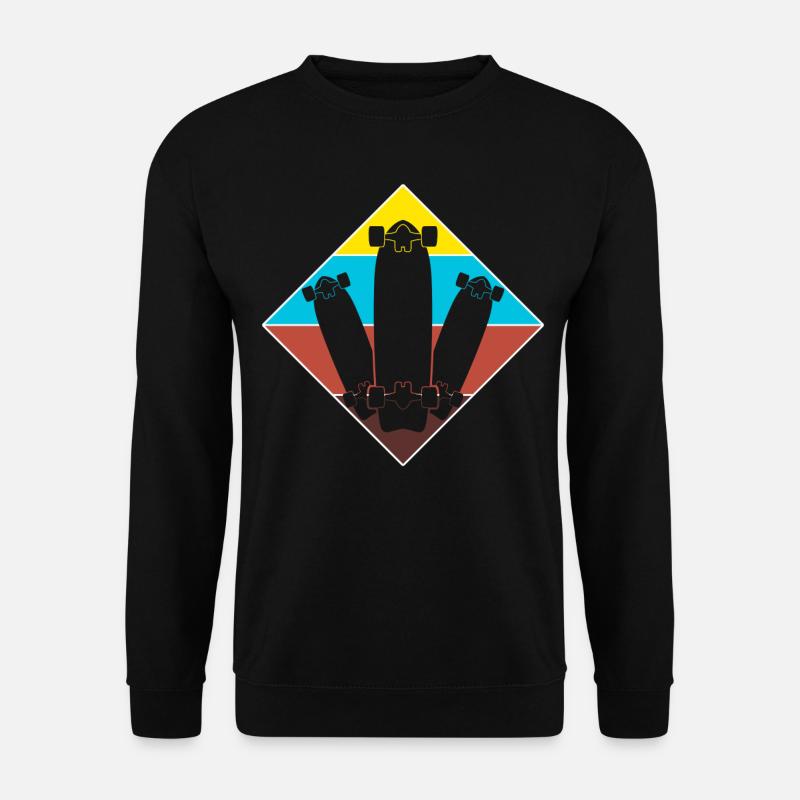 Longboard Longboarder Longboarding - Unisex Sweatshirt - black