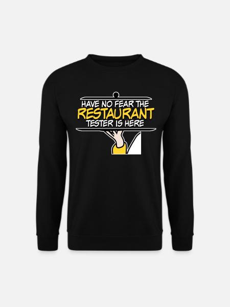 Restaurant Restauranttester Essen - Unisex Pullover - Schwarz