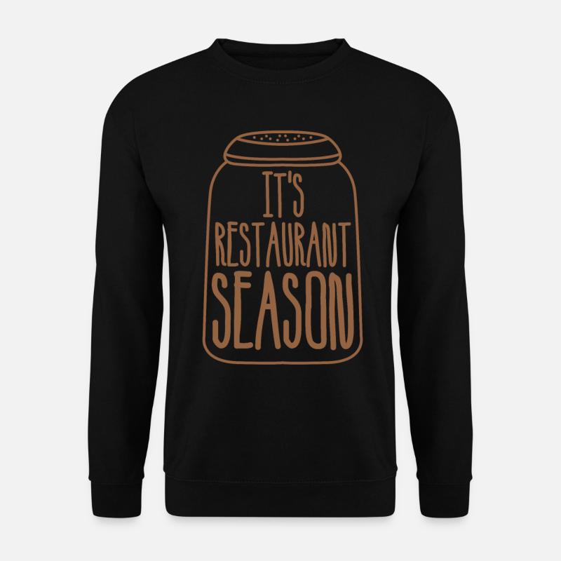 Restaurant, Chef, Cuisinier, Serveur - Sweat-shirt Unisexe - noir