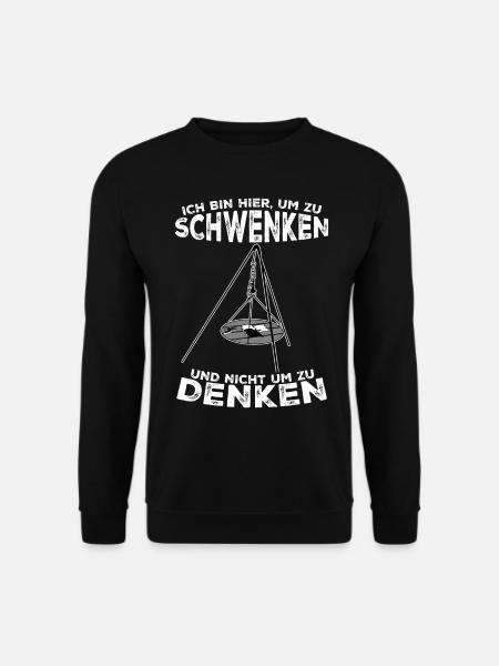Saarländer Grillen Schwenken Saarland - Unisex Pullover - Schwarz