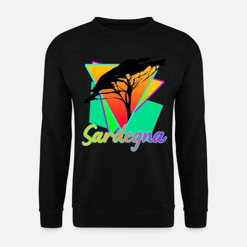 Sardaigne Sardegna Retro Sardaigne - Sweat-shirt Unisexe - noir
