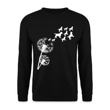 Chiots Chiots Chiens - Sweat-shirt Unisexe - noir - Devant - Alina (178cm) & Michal (187cm)