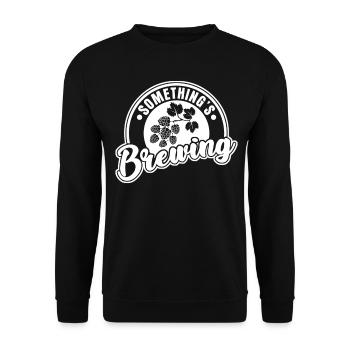 Brasserie de bière Brasserie de houblon de bière - Sweat-shirt Unisexe - noir - Devant - Alina (178cm) & Michal (187cm)