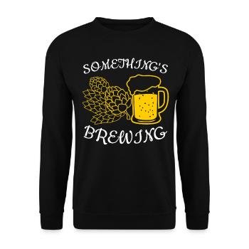 Brasserie de bière Brasserie de verre de bière Brasserie de houblon - Sweat-shirt Unisexe - noir - Devant - Alina (178cm) & Michal (187cm)