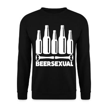 Bière Brasseur de bière Brasserie d’alcool - Sweat-shirt Unisexe - noir - Devant - Alina (178cm) & Michal (187cm)