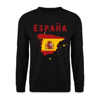 Spain Spanish Holidays - Unisex Sweatshirt - black - Front - Alina (178cm) & Michal (187cm)