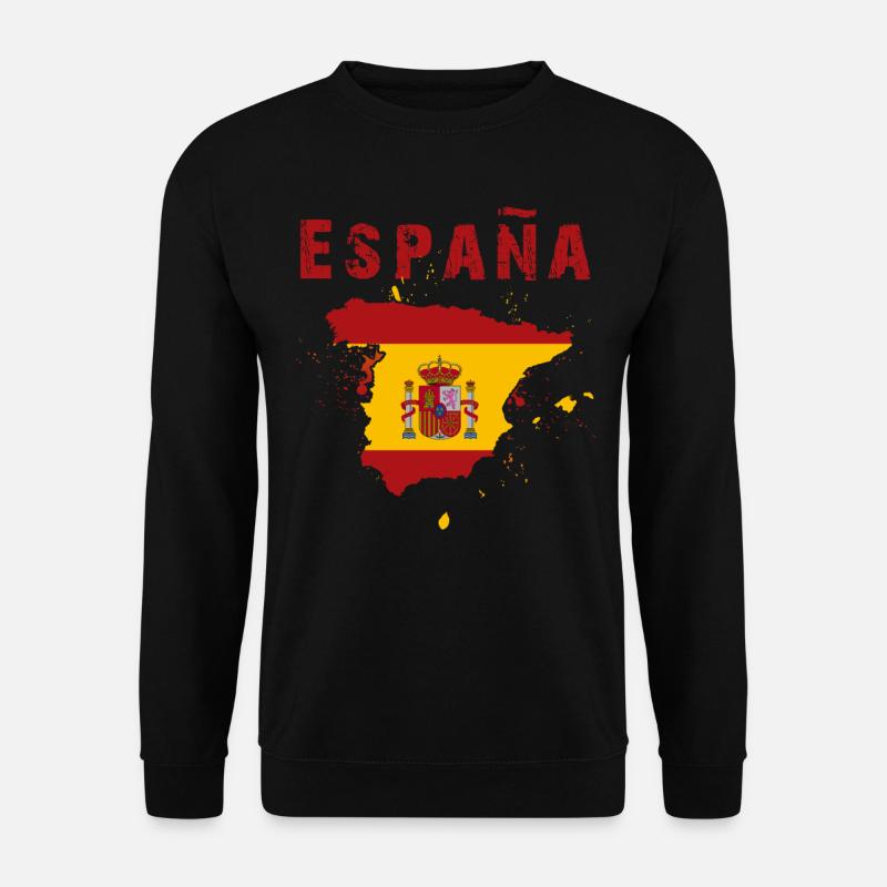 Spanien Spanisch Urlaub - Unisex Pullover - Schwarz