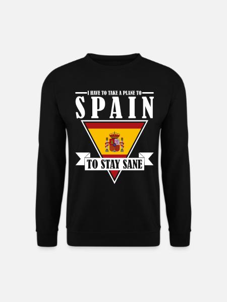 Spanien Urlauber Urlaub Spanisch - Unisex Pullover - Schwarz