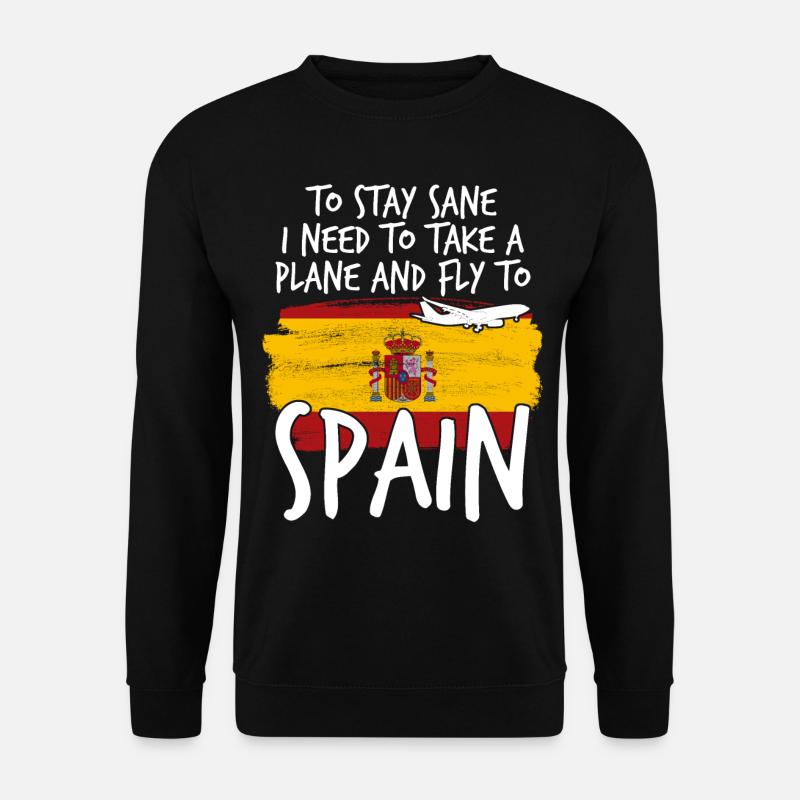 Urlaub in Spanien - Unisex Pullover - Schwarz