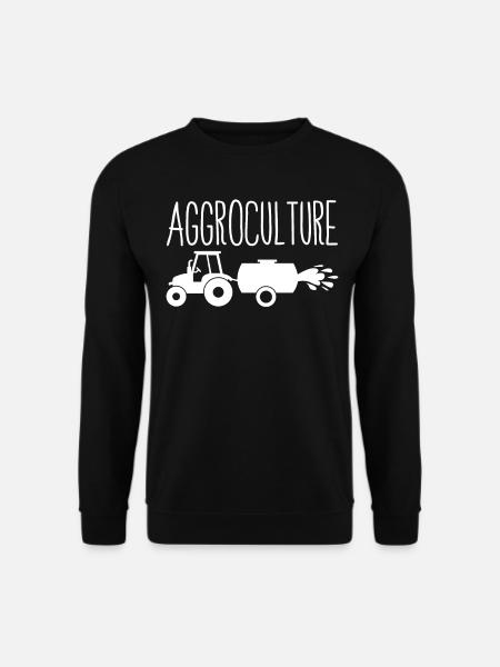 Bauer Bauern Gülle Traktor Landwirt - Unisex Pullover - Schwarz