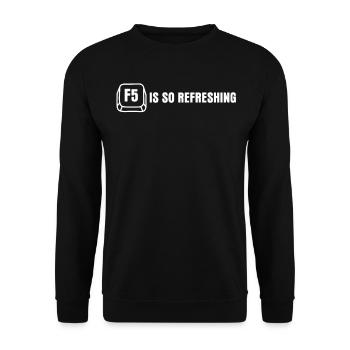 Programmierer Informatiker Admin - Unisex Pullover - Schwarz - Vorne - Alina (178cm) & Michal (187cm)
