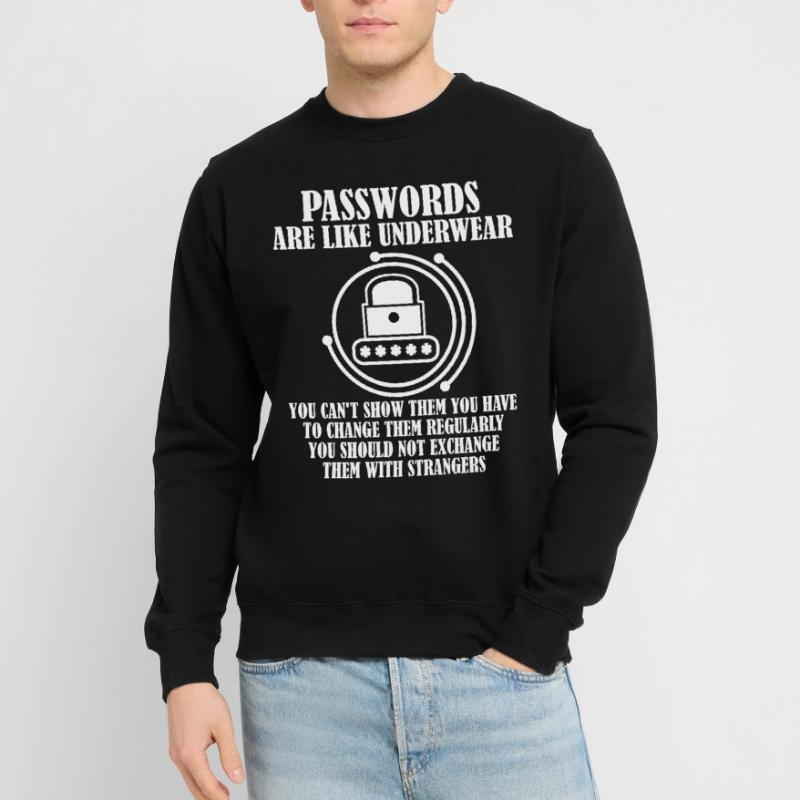 Admin Spruch Passwort Programmierer Unisex Pullover