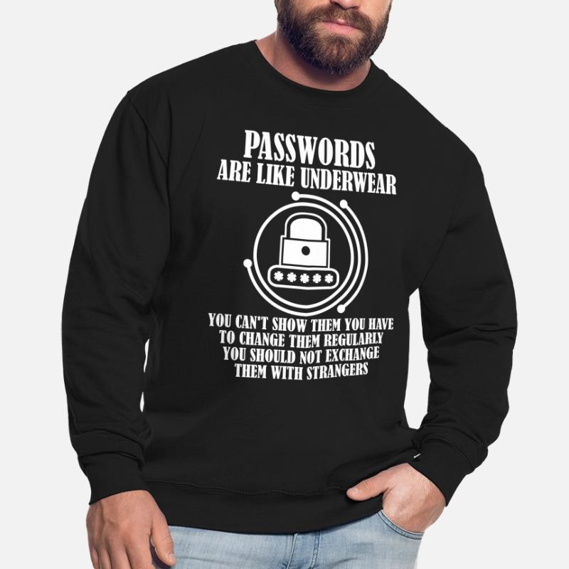 Admin Spruch Passwort Programmierer Unisex Pullover