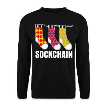 Admin Programmierer Computer - Unisex Pullover - Schwarz - Vorne - Alina (178cm) & Michal (187cm)