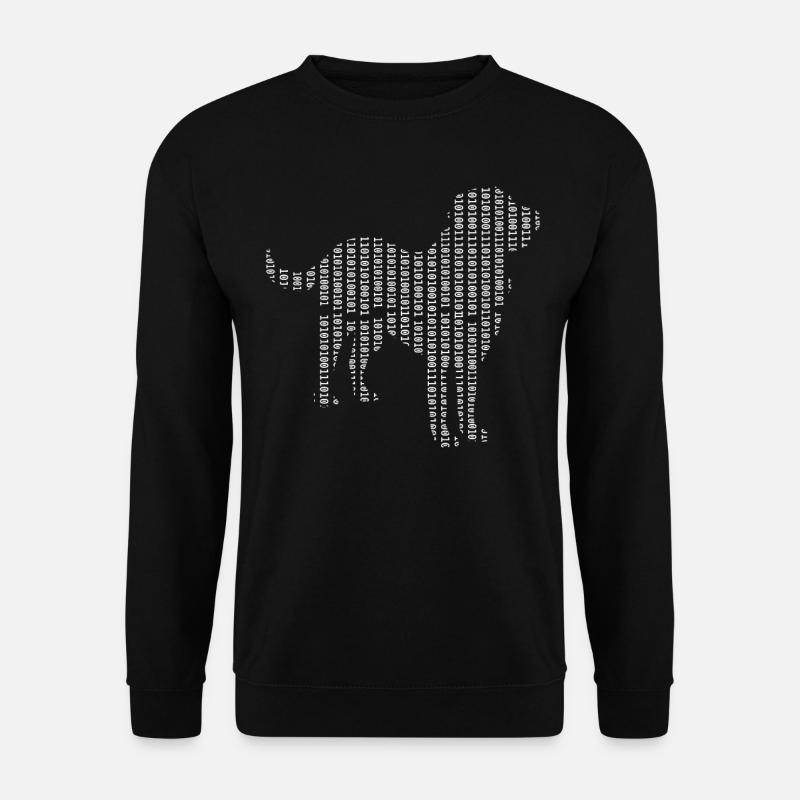 Computer Scientist Dog Admin Programmer - Unisex Sweatshirt - black