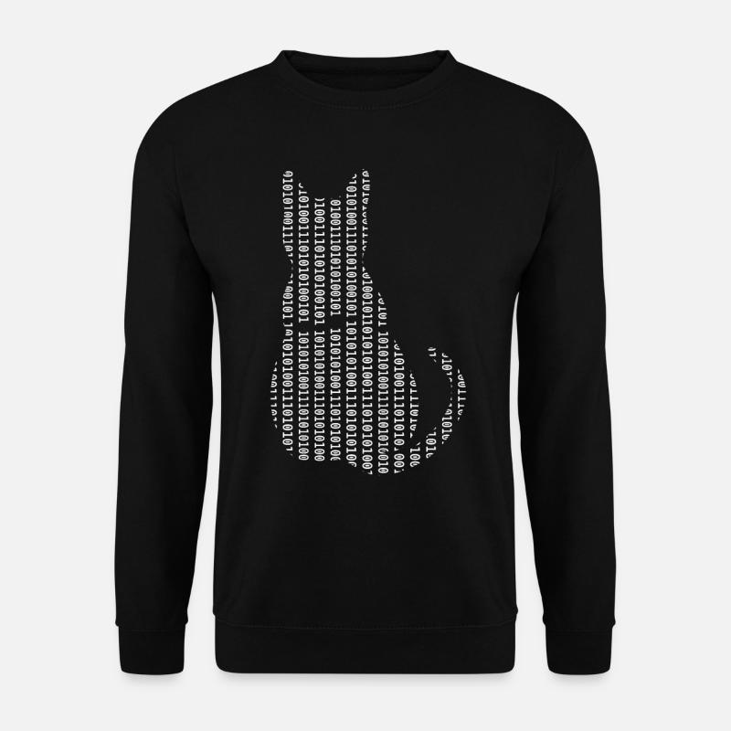Computer Scientist Cat Admin Programmer - Unisex Sweatshirt - black