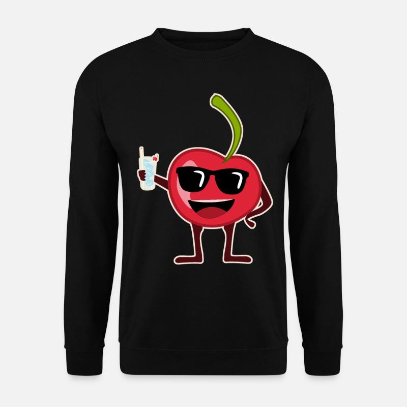 Cherries Party Cherry - Unisex Sweatshirt - black
