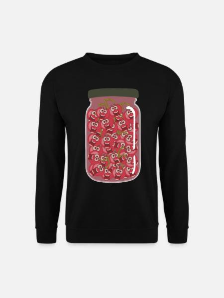 Cherries Glass Cherry - Unisex Sweatshirt - black