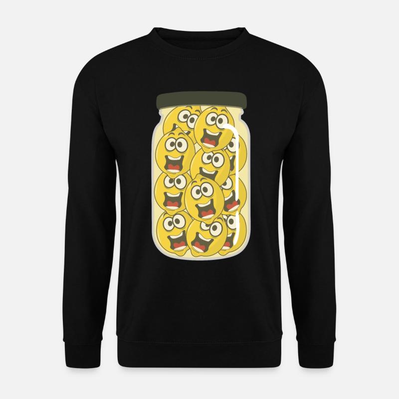 Lemons funny lemon - Unisex Sweatshirt - black