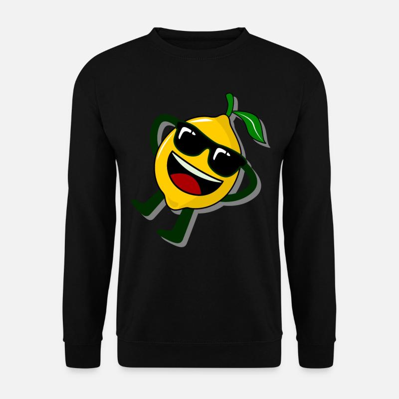 Citrons détendus au citron - Sweat-shirt Unisexe - noir