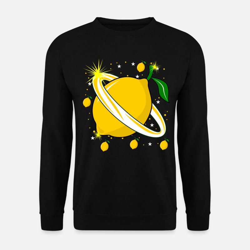 Lemon in space Lemons - Unisex Sweatshirt - black
