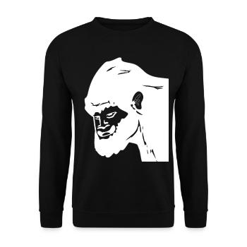 Bigfoot rit - Sweat-shirt Unisexe - noir - Devant - Alina (178cm) & Michal (187cm)