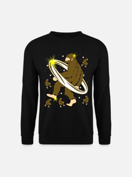 Bigfoot dans l’espace - Sweat-shirt Unisexe - noir