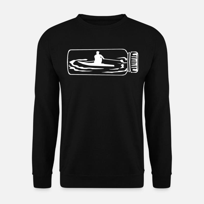 Canoë, aviron, aviron, aviron - Sweat-shirt Unisexe - noir