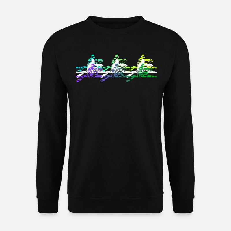 Rudersport Kanu Ruderboot Ruderer Rudern - Unisex Pullover - Schwarz