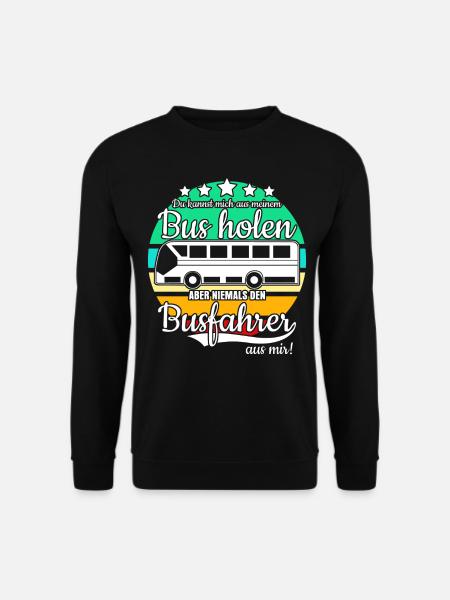Linienbus Bus Busfahrer - Unisex Pullover - Schwarz