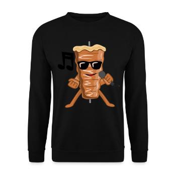 Musical Doner Kebab Kebab - Sweat-shirt Unisexe - noir - Devant - Alina (178cm) & Michal (187cm)