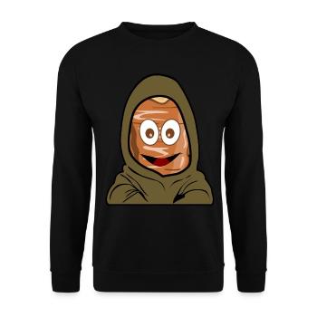 Doner kebab kebab - Sweat-shirt Unisexe - noir - Devant - Alina (178cm) & Michal (187cm)