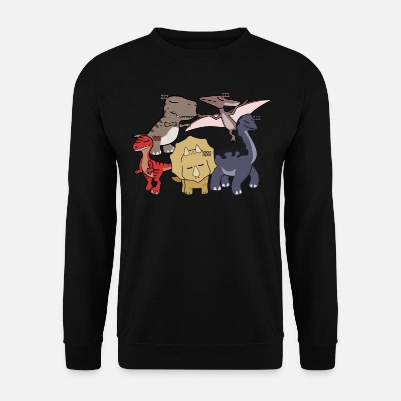 sleeping dinosaurs - Unisex Sweatshirt - black