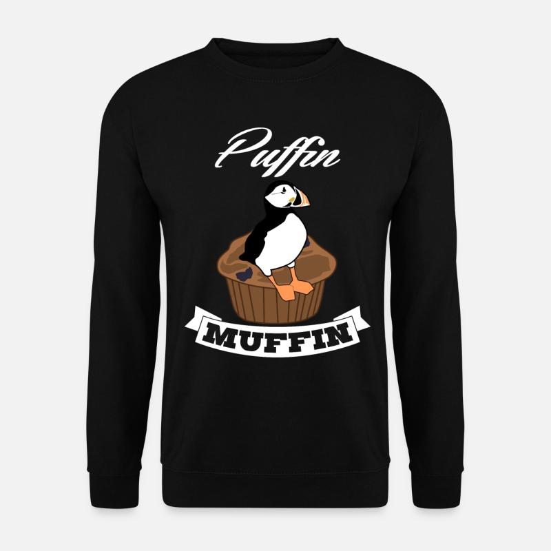 Macareux sur macareux moine - Sweat-shirt Unisexe - noir