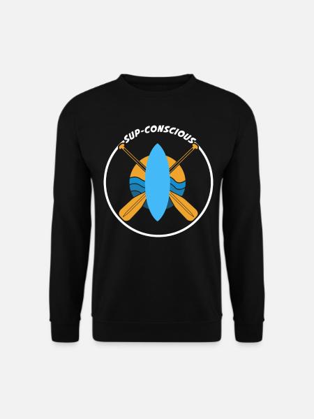 Stand Up Paddling SUP Board - Unisex Sweatshirt - black