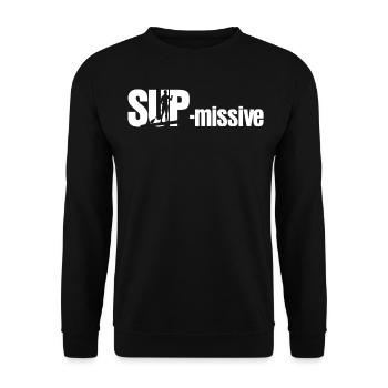 Stand Up Paddling SUP Board - Unisex Sweatshirt - black - Front - Alina (178cm) & Michal (187cm)