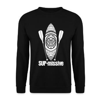 Stand Up Paddling SUP - Unisex Pullover - Schwarz - Vorne - Alina (178cm) & Michal (187cm)