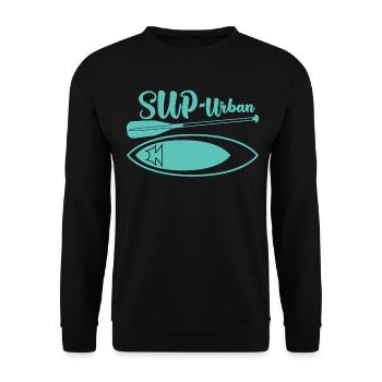 Sports nautiques de pagayage debout - Sweat-shirt Unisexe - noir - Devant - Alina (178cm) & Michal (187cm)
