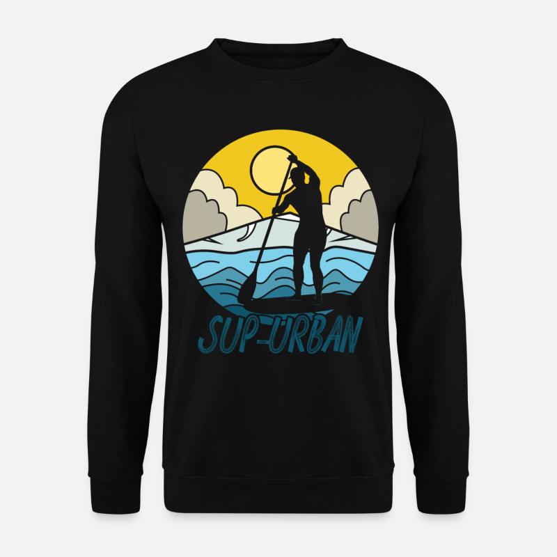 SUP board - Unisex Sweatshirt - black