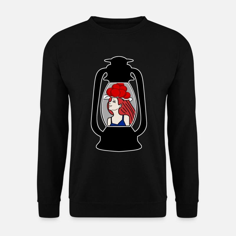 Schwarzwald Bollenhut Schwarzwaldmädel - Unisex Pullover - Schwarz