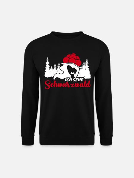 Schwarzwaldmädel Schwarzwald - Unisex Pullover - Schwarz